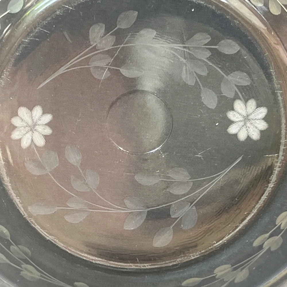 Vintage PYREX Clear Glass Flat Rimmed Pie/Tart Plate 6